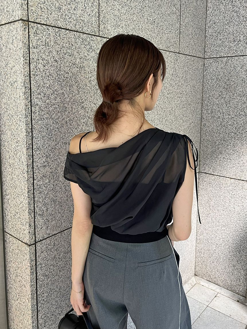 SNIDEL「シアーコンビニット」|ニット・セーター|