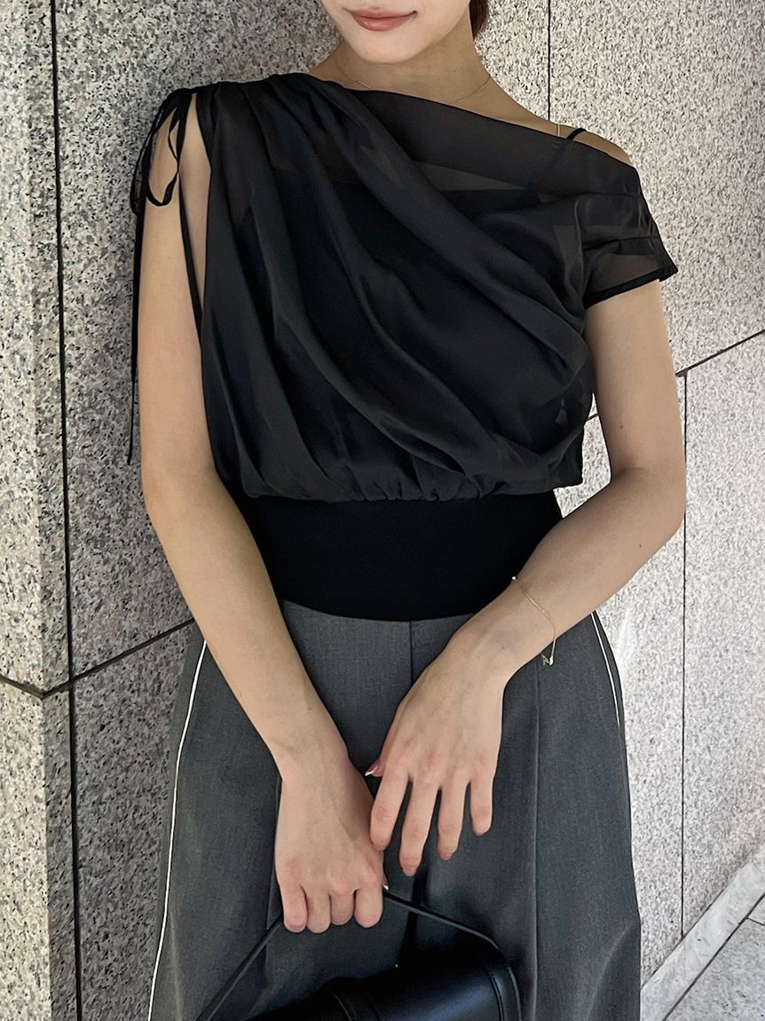 SNIDEL「シアーコンビニット」|ニット・セーター|