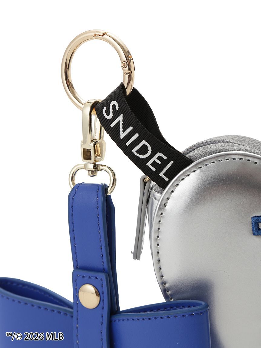 SNIDEL「【MLB】チームロゴハートポーチチャーム」|キーケース|