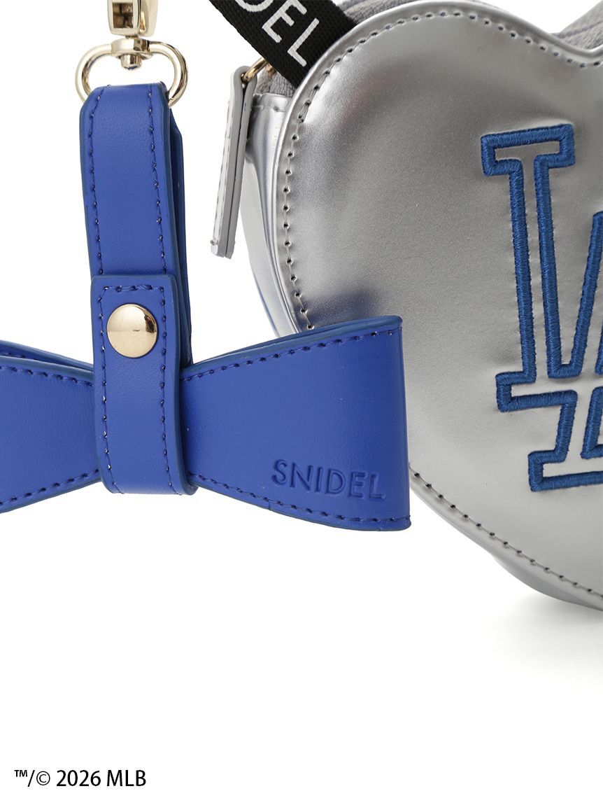 SNIDEL「【MLB】チームロゴハートポーチチャーム」|キーケース|