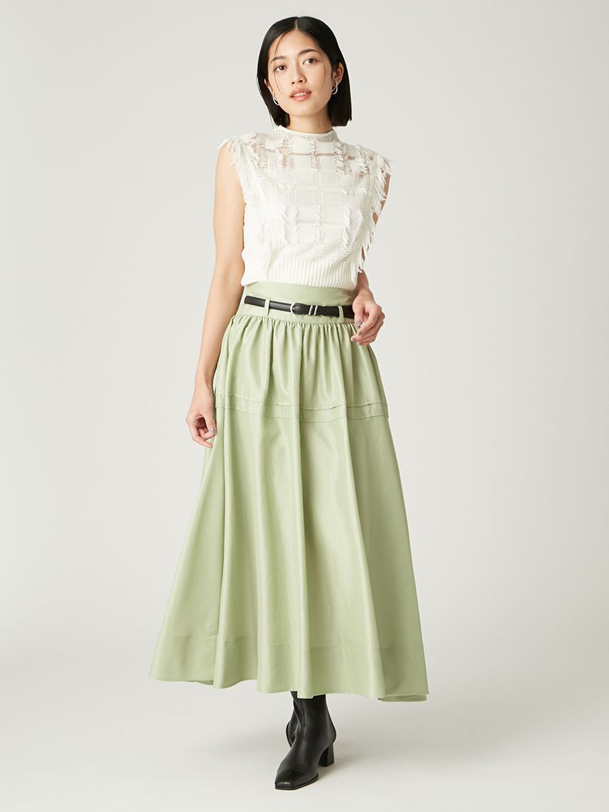 FRAY I.D「チェックジャカードニットトップス」|ニット・セーター|