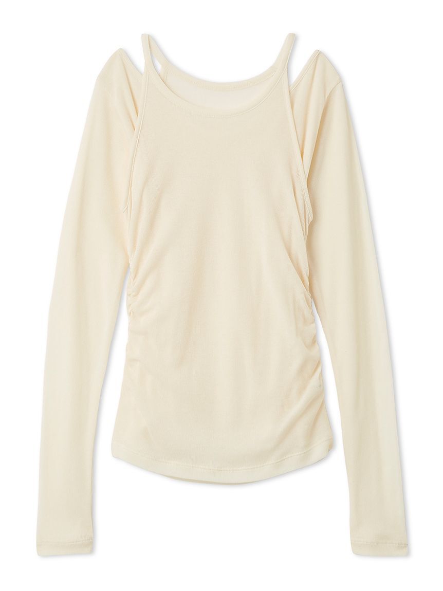 FRAY I.D「2wayアンサンブルカットソー／ウォッシャブル」|Tシャツ・カットソー|IVR