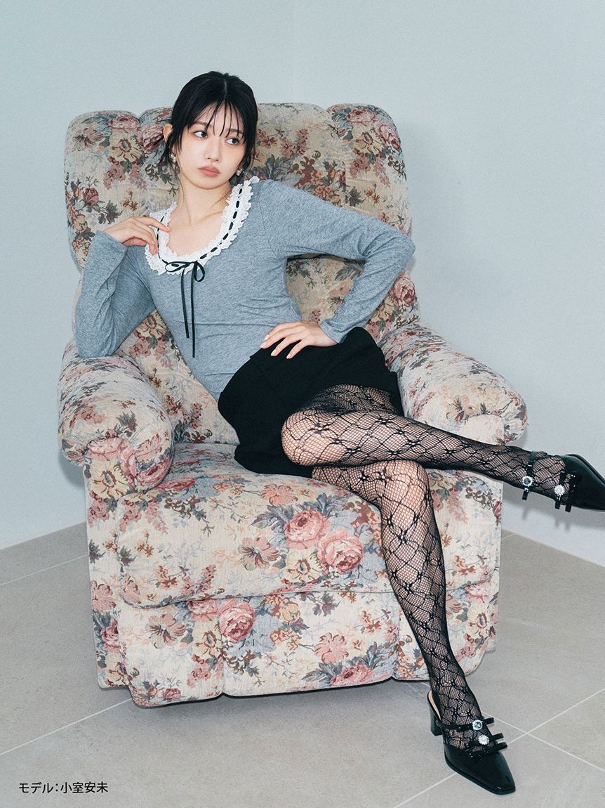 LILY BROWN Lingerie「【LILY BROWN Lingerie】フリルレースボディスーツ」|Tシャツ・カットソー|