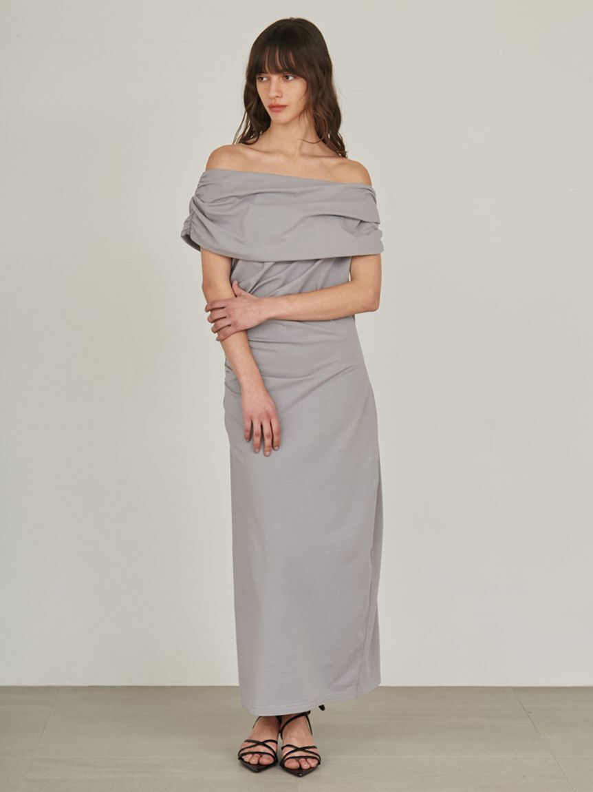 styling/「オフショルダーツイストワンピース」|ワンピース|GRY