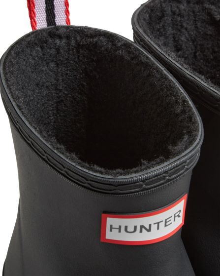HUNTER「WOMENS PLAY SHORT SHERPA INSULATED BOOT」|ショートブーツ|