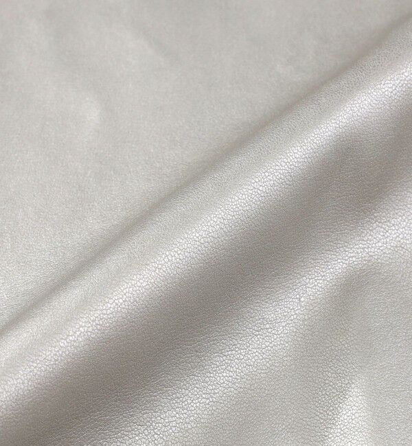  「シンセティックレザージップアップシャツ」|ブルゾン・スタジャン|