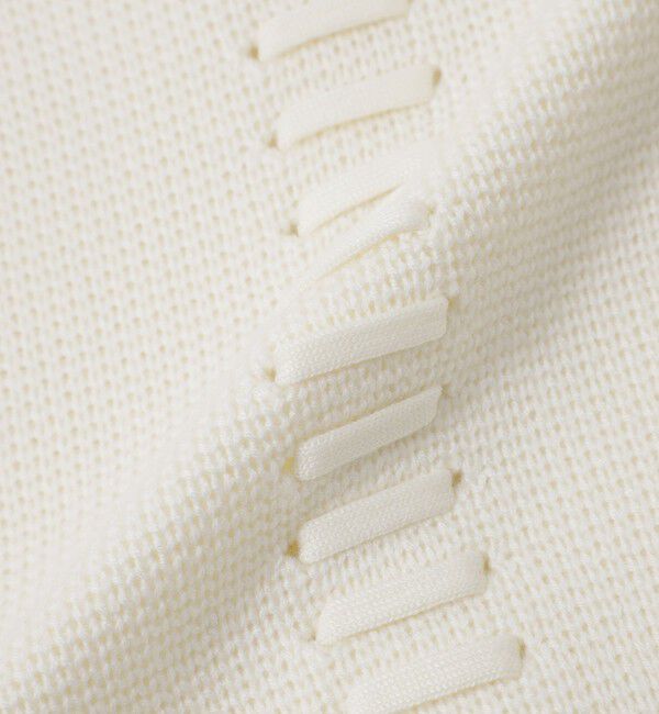  「バイカラーポイントスレッドプルオーバー」|ニット・セーター|