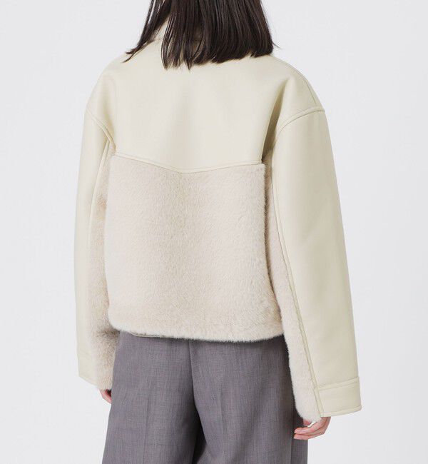  「ファーコンビワークブルゾン」|ブルゾン・スタジャン|