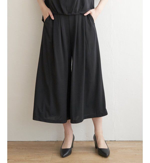 IKKA LOUNGE「【セットアップ対応】GOKU楽 さらっとリラックスパンツ」|その他|ブラック