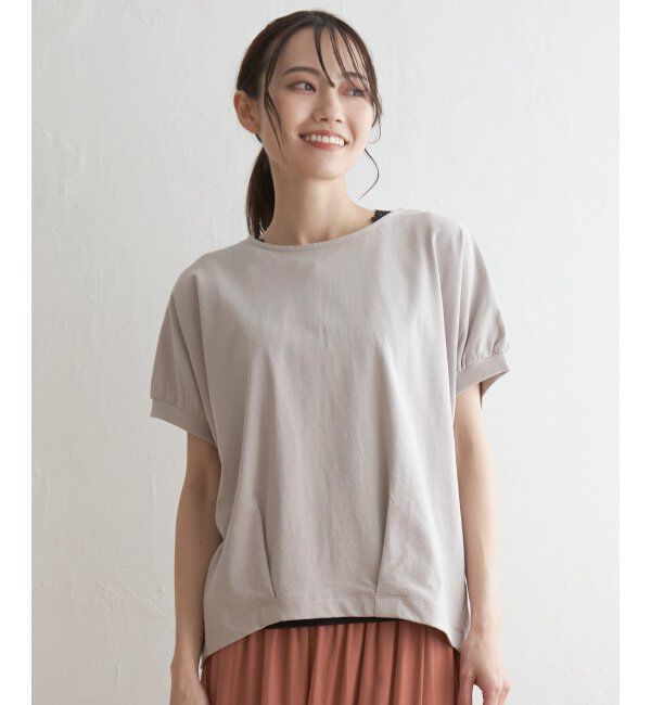 ikka「【親子おそろい】冷感ドルマンタックプルオーバー」|その他|