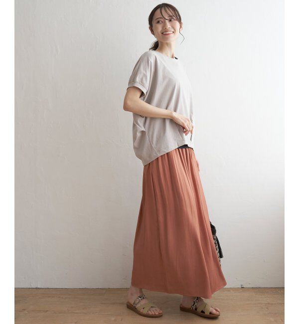 ikka「【親子おそろい】冷感ドルマンタックプルオーバー」|その他|