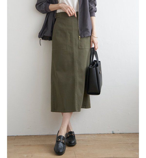 ikka「ストレッチIラインスカート」|スカート|