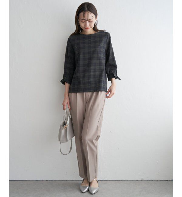 IKKA LOUNGE「袖リボンブラウス」|シャツ・ブラウス|