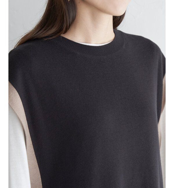 ikka「ニットベストアンサンブルワンピース」|ワンピース|