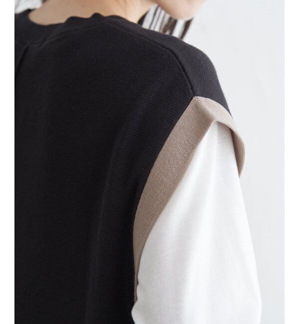 ikka「ニットベストアンサンブルワンピース」|ワンピース|