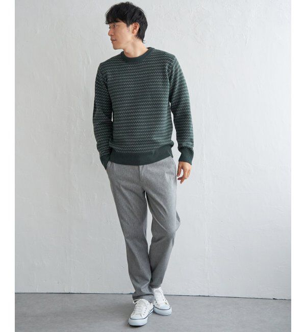 ikka「バーズアイニット」|プルオーバー|