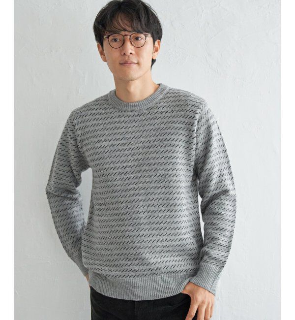 ikka「バーズアイニット」|プルオーバー|