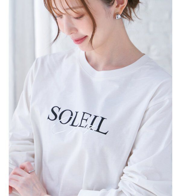 ikka「ロゴフォトプリントスウェットＴ」|Tシャツ・カットソー|