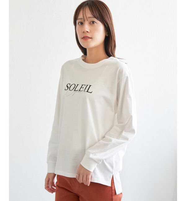 ikka「ロゴフォトプリントスウェットＴ」|Tシャツ・カットソー|