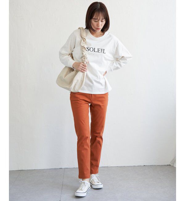 ikka「ロゴフォトプリントスウェットＴ」|Tシャツ・カットソー|