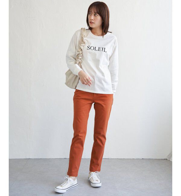 ikka「ロゴフォトプリントスウェットＴ」|Tシャツ・カットソー|