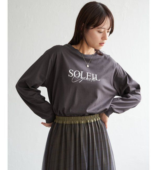 ikka「ロゴフォトプリントスウェットＴ」|Tシャツ・カットソー|