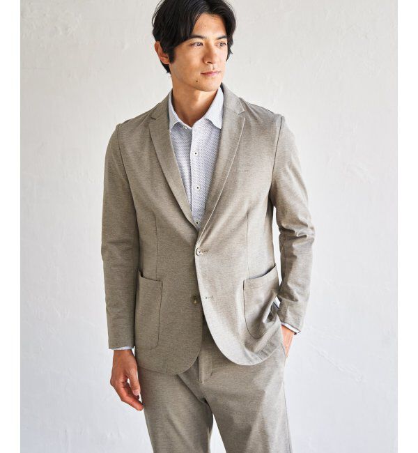 IKKA LOUNGE「ＧＯＫＵラクワークポンチＪＫＴ」|テーラードジャケット|ベージュ