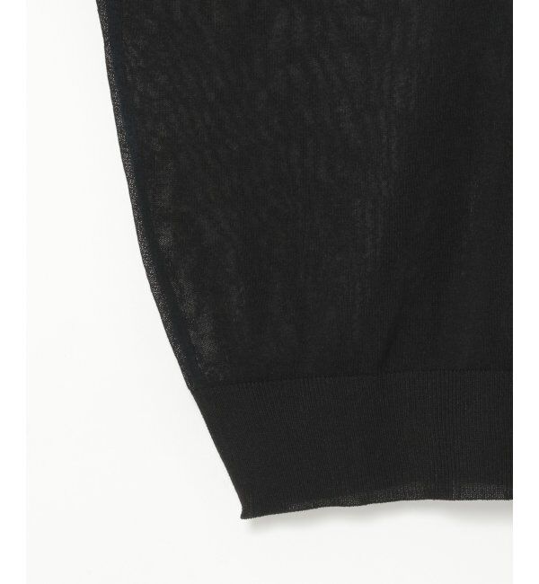 Lbc with Life「シアー配色ステッチプルオーバー」|カーディガン|