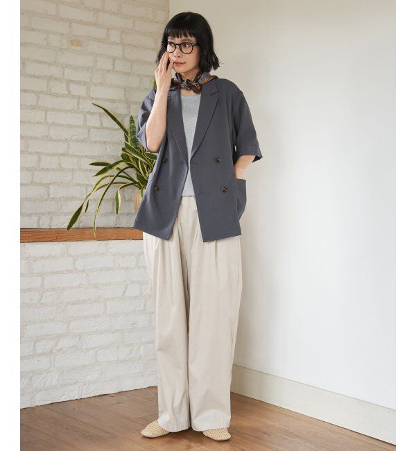 Lbc with Life「コットンギャザーワイドパンツ」|その他|