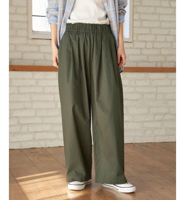Lbc with Life「コットンギャザーワイドパンツ」|その他|