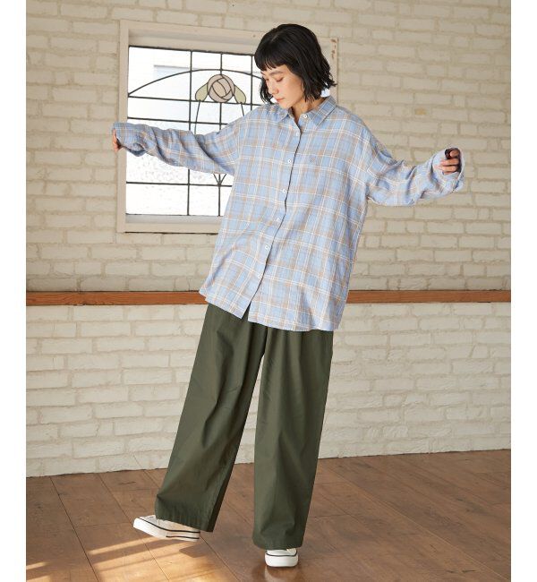 Lbc with Life「コットンギャザーワイドパンツ」|その他|