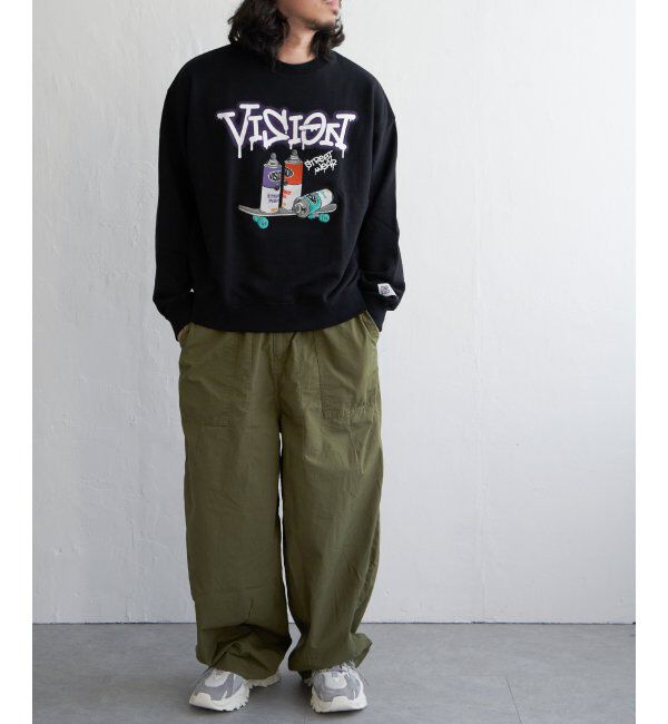 VENCE share style「VISION STREET WEAR ビジョンストリートウェア スプレーイラストトレーナー」|スウェット・ジャージ|