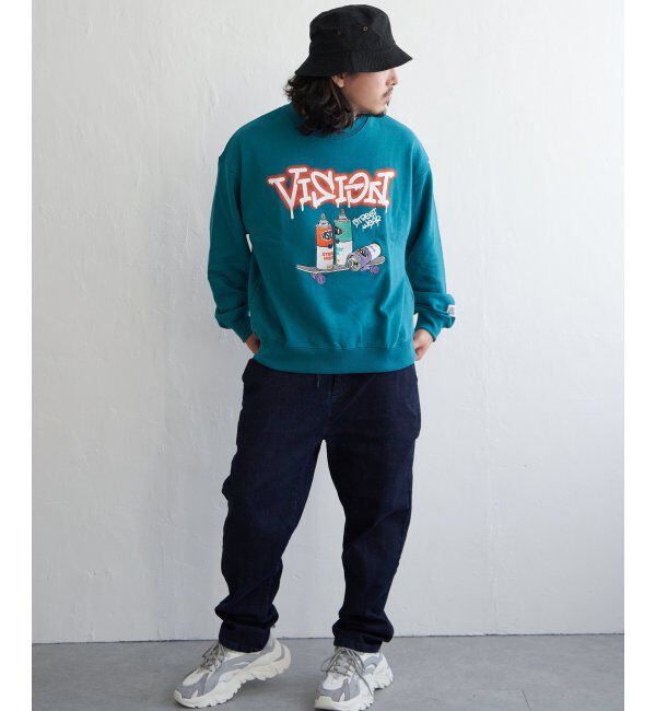 VENCE share style「VISION STREET WEAR ビジョンストリートウェア スプレーイラストトレーナー」|スウェット・ジャージ|