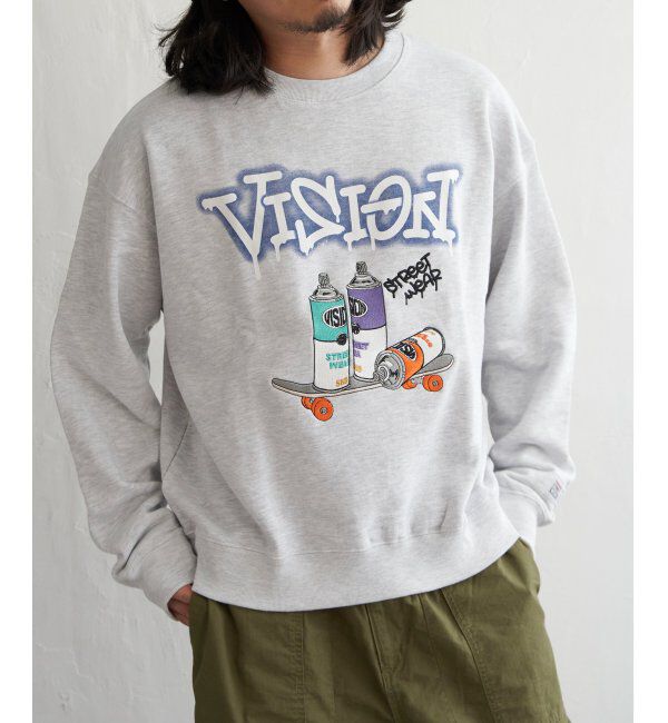 VENCE share style「VISION STREET WEAR ビジョンストリートウェア スプレーイラストトレーナー」|スウェット・ジャージ|