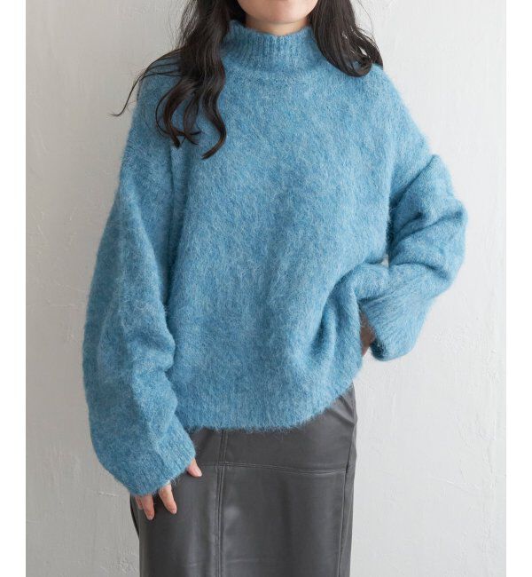 VENCE share style「モヘアライクハイネックプルオーバー」|ニット・セーター|