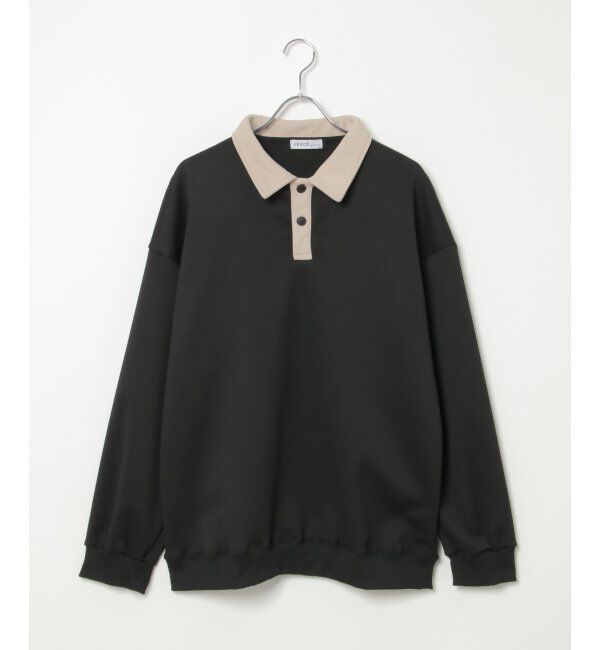 VENCE share style「切り替えポロスウェット」|スウェット・ジャージ|