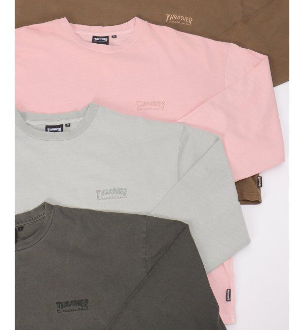 VENCE share style「THRASHER スラッシャー ピグメントプリントロンT」|Tシャツ・カットソー|
