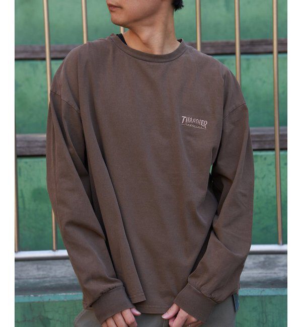 VENCE share style「THRASHER スラッシャー ピグメントプリントロンT」|Tシャツ・カットソー|