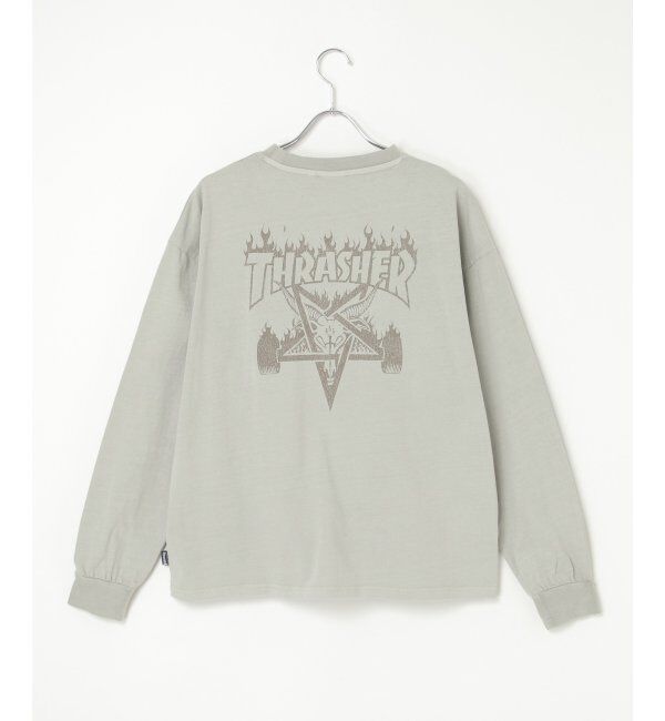 VENCE share style「THRASHER スラッシャー ピグメントプリントロンT」|Tシャツ・カットソー|