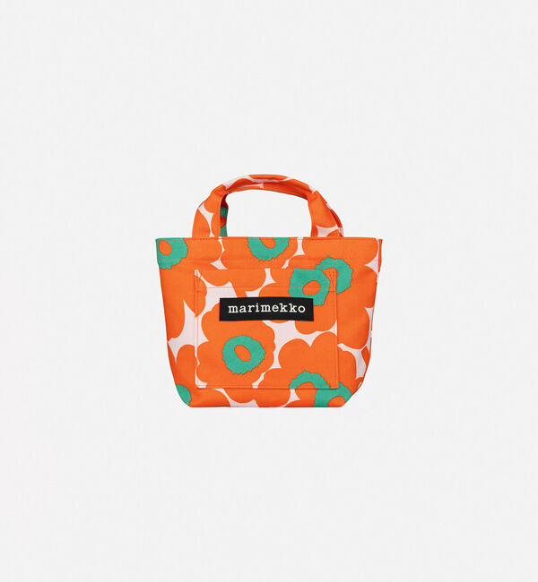 Marimekko「【アジア限定】Lunchbag Unikko トートバッグ」|トートバッグ|ｵﾚﾝｼﾞ&times;ﾗｲﾄｸﾞﾘｰﾝ