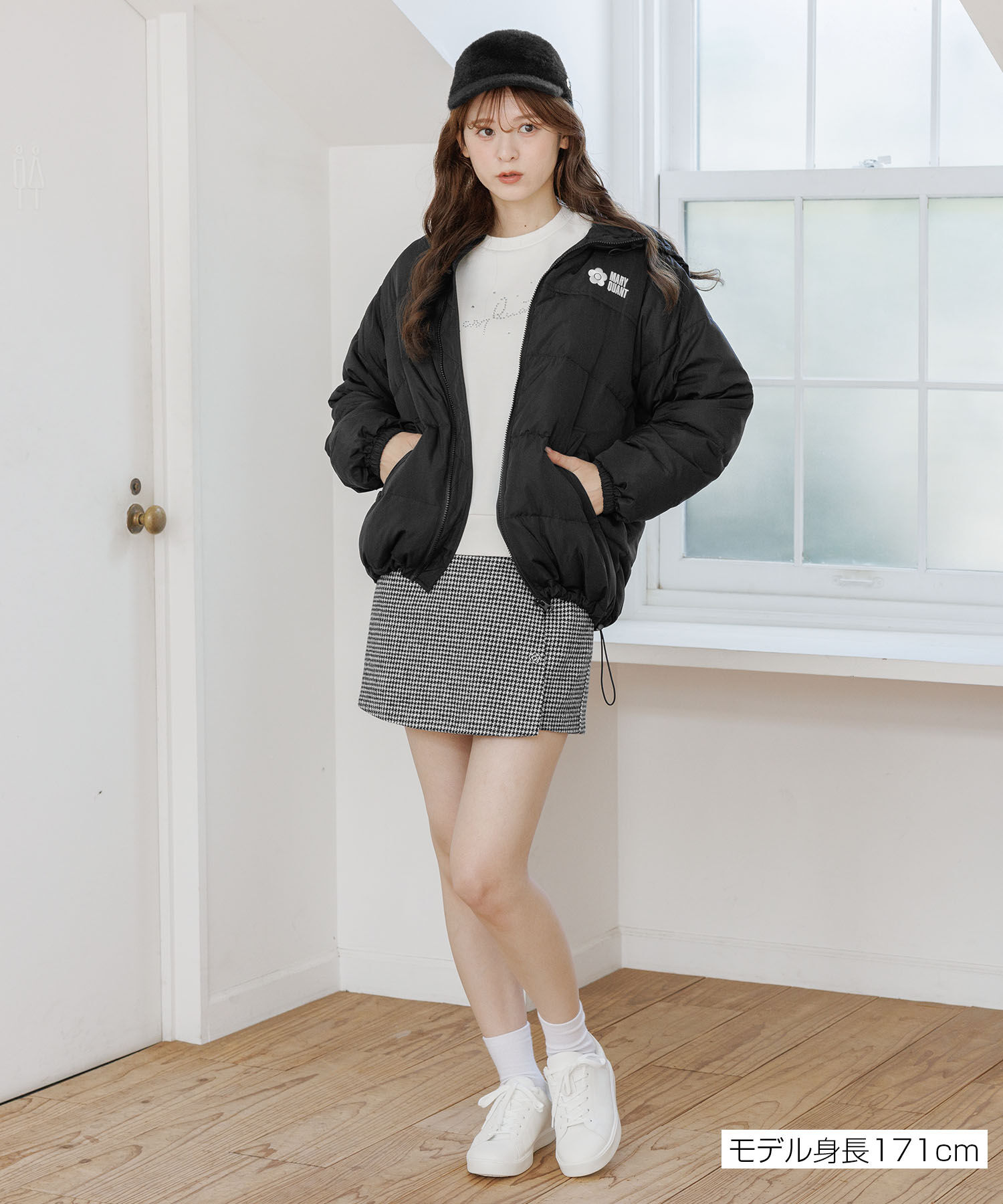 MARY QUANT「ラインストーンスウェット プルオーバー」|ニット・セーター|