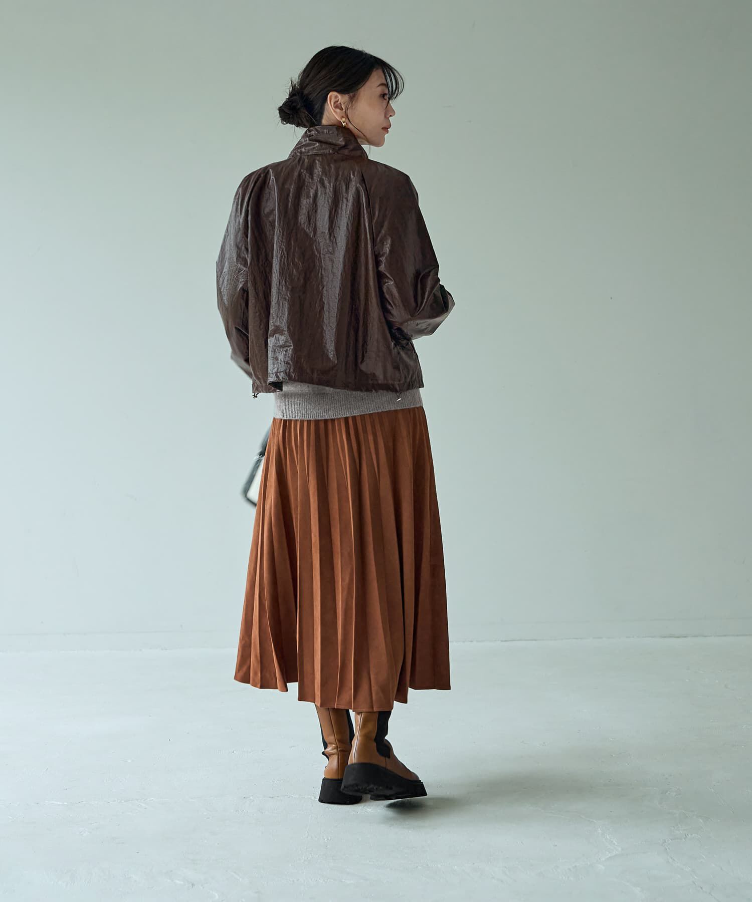 STYLE DELI「シワ加工フェイクレザーブルゾン」|その他|