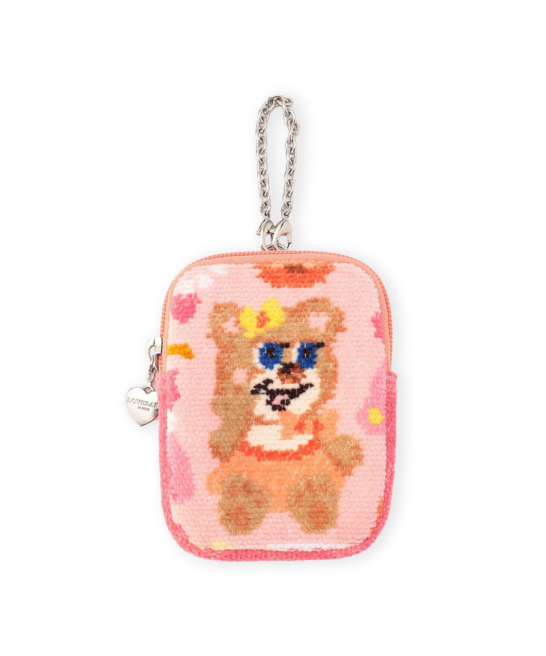 LOVERARY BY FEILER「ニナズクローゼット　チャームポーチ　L/NCS-260453」|ポーチ|ペールピンク