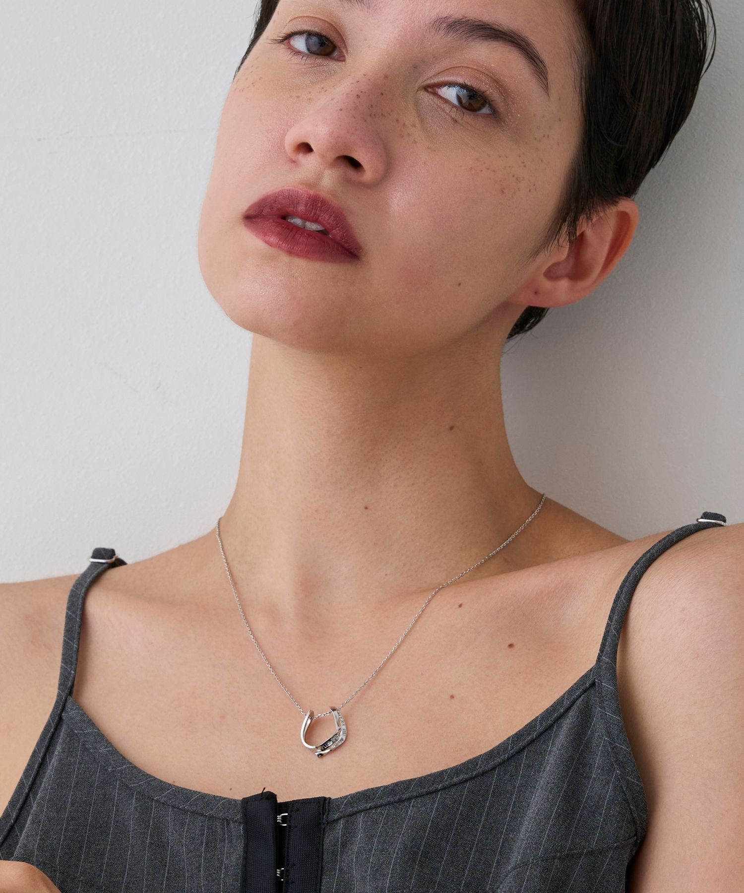 JUPITER「【SV925】馬蹄ネックレス/ホースシュー/ペア」|ネックレス|