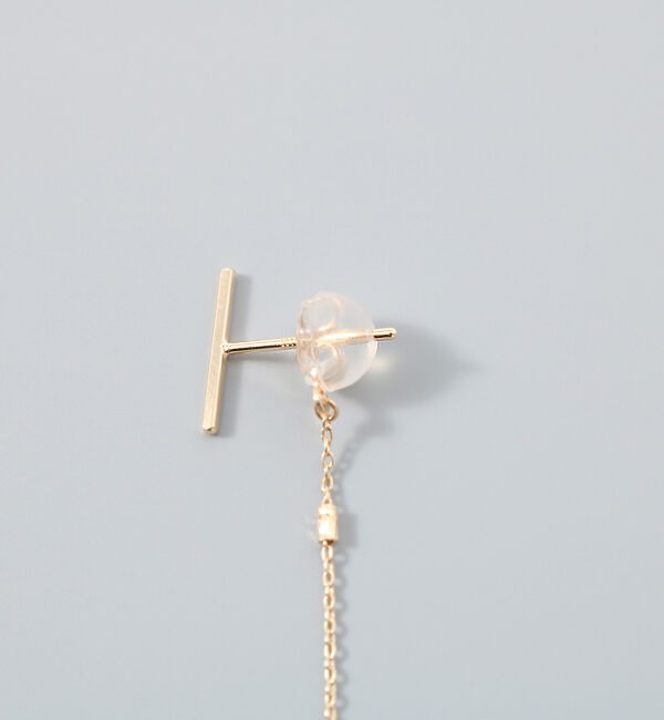 JUPITER「【K10】バーピアス＆チェーンピアスキャッチセット/2way」|ピアス|