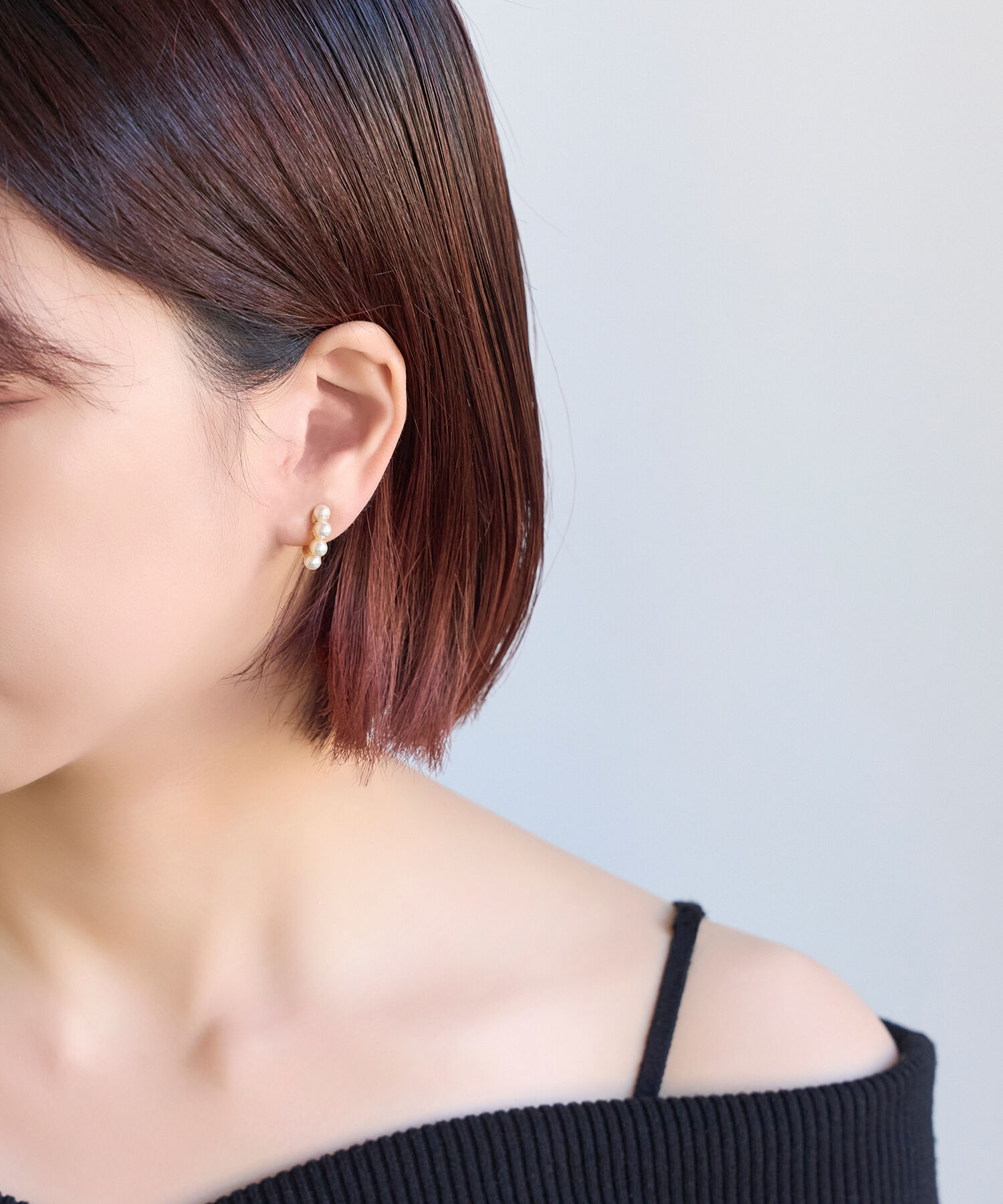 Phoebe「【シリーズ累計販売15000点突破！】【痛くないシリーズ】ノーブルパールエアリーイヤリング」|イヤリング|