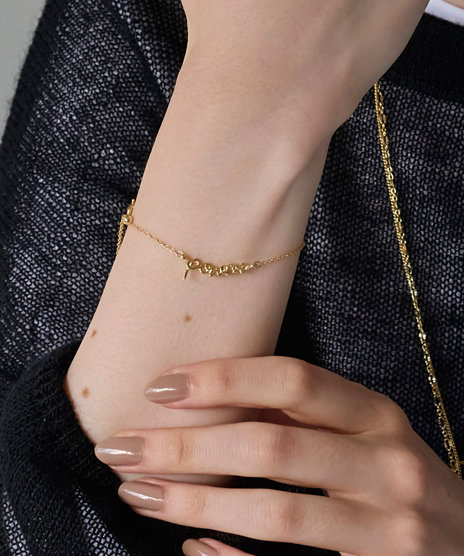 Phoebe「ラッキーレターブレスレット(パワー)」|ブレスレット・バングル|