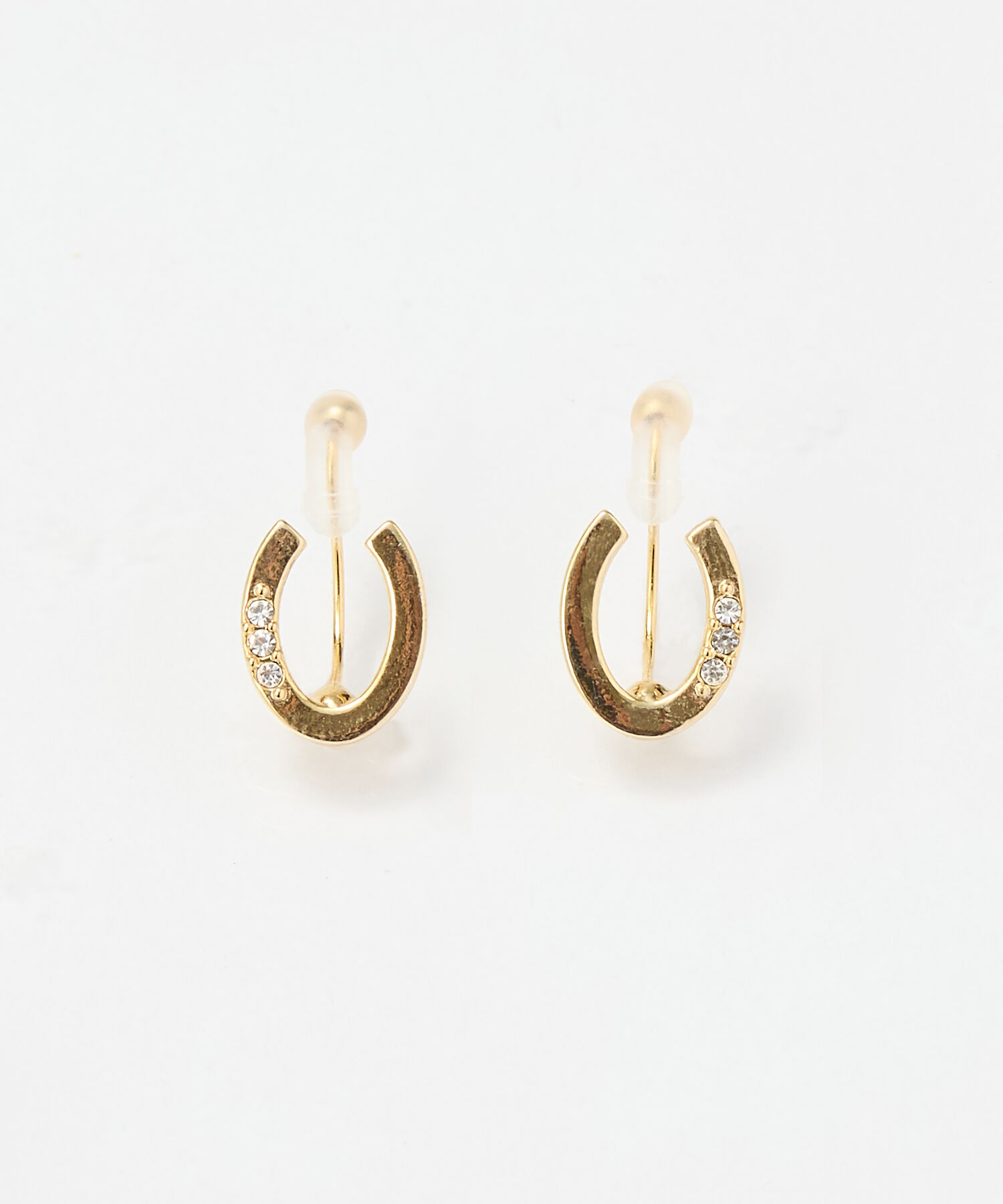 Phoebe「【痛くないシリーズ】ハンサムホースシューライトフィットイヤリング」|イヤリング|