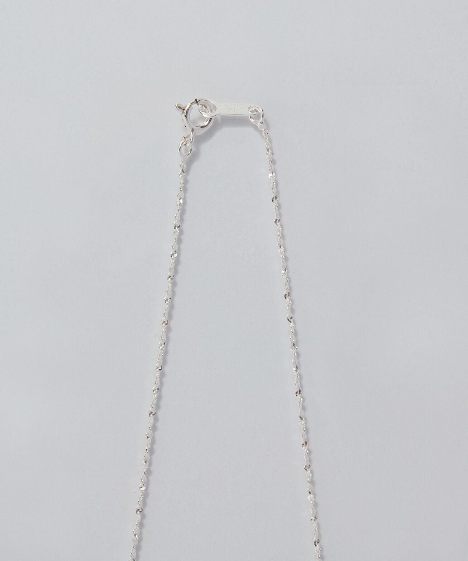 Phoebe「【SV925】シルキーシャインスエッジチェーンネックレス/40cm」|ネックレス|