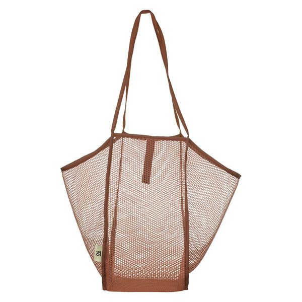  「折りたためるサブバッグ／メッシュコレクション」|トートバッグ|ブラウン